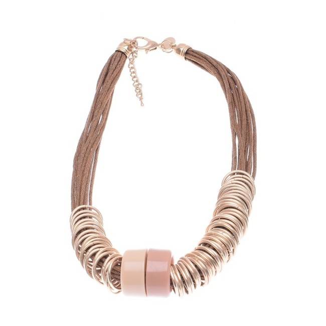 SHORT NECKLACE CORDS RINGS