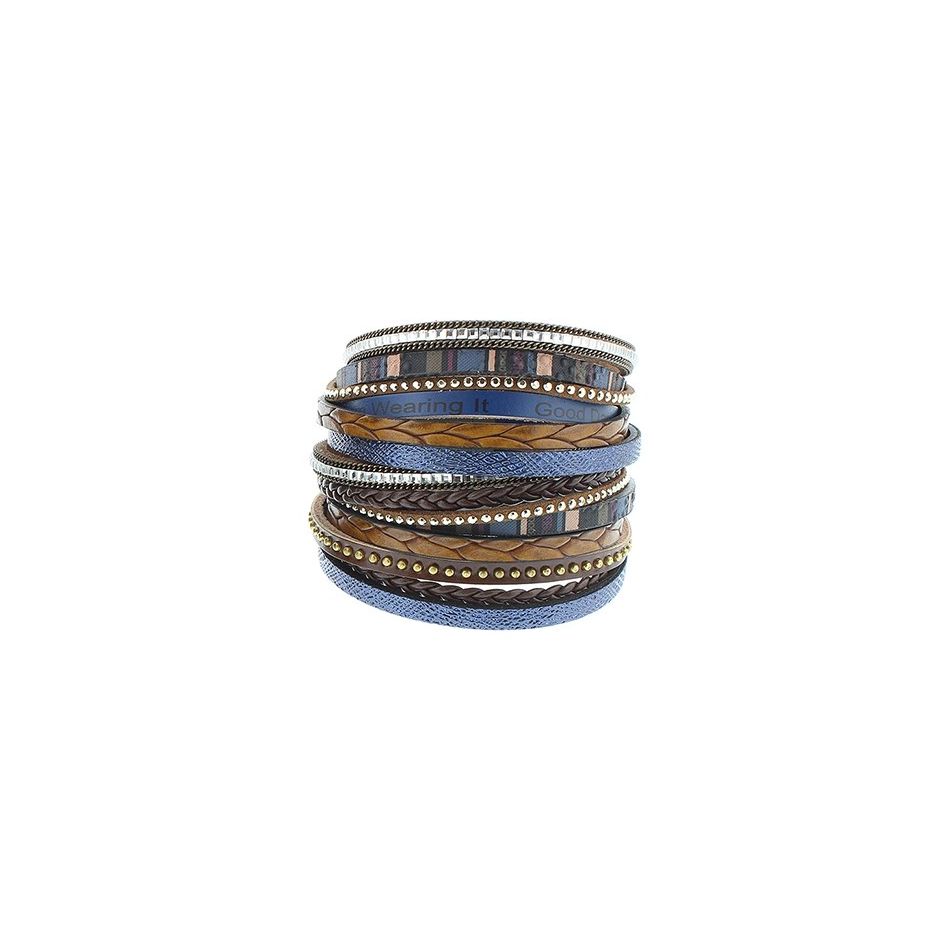 PULSERA CIERRE IMÁN MULTIFILA