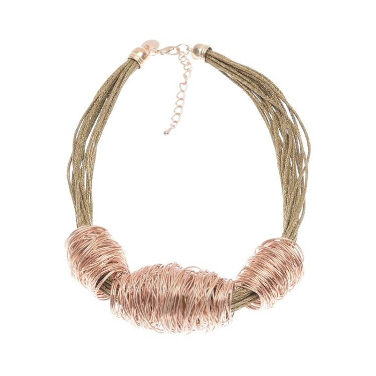 WIRED LACE SHORT NECKLACE