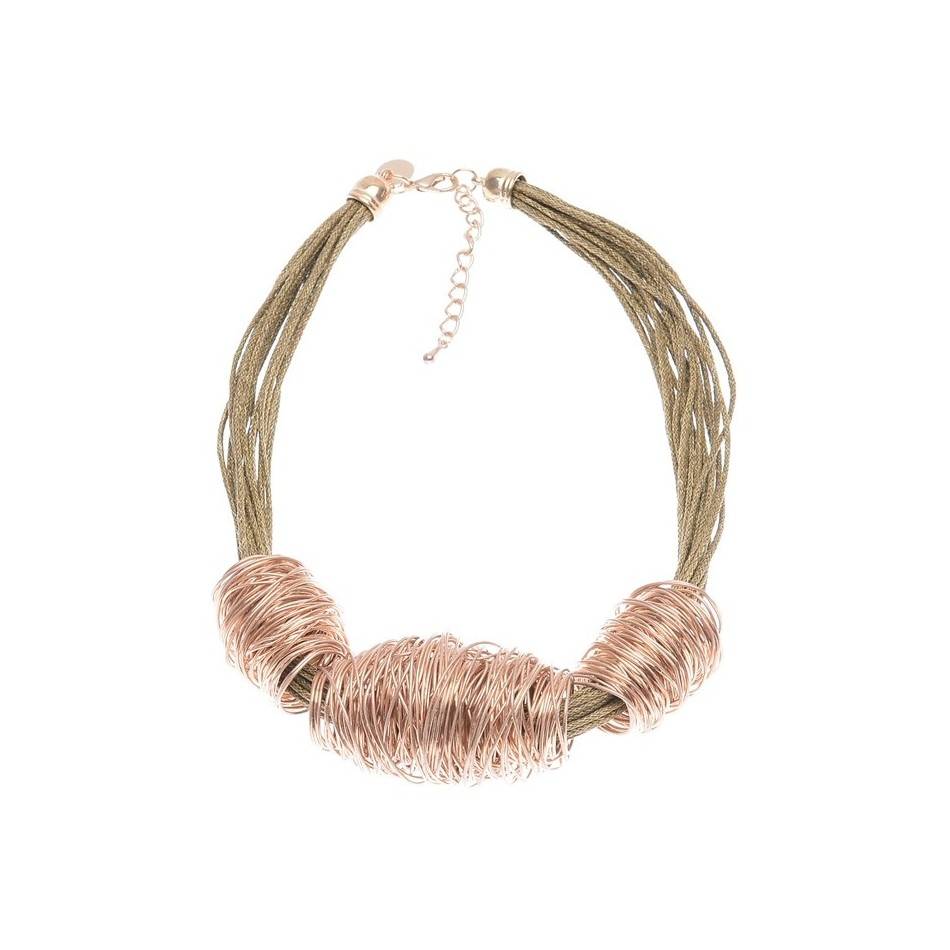 WIRED LACE SHORT NECKLACE