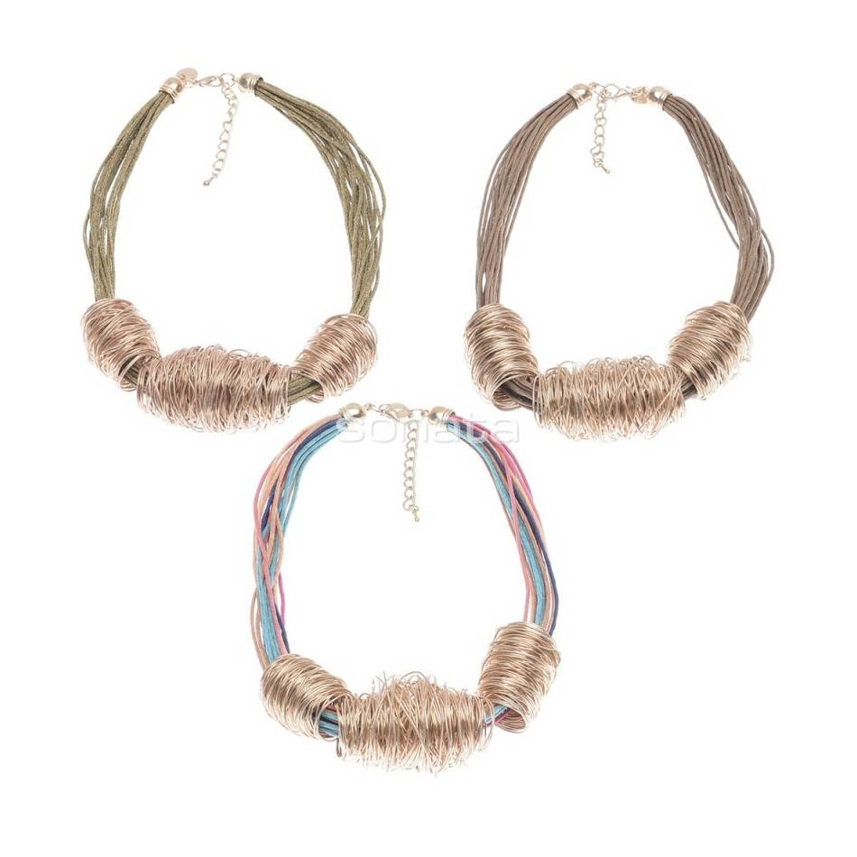 WIRED LACE SHORT NECKLACE