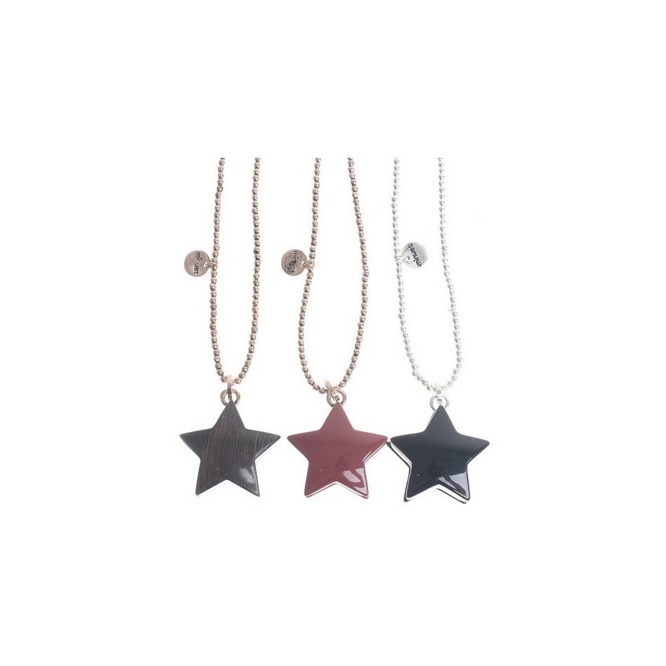 COLLAR LARGO COLG. METAL RESINA