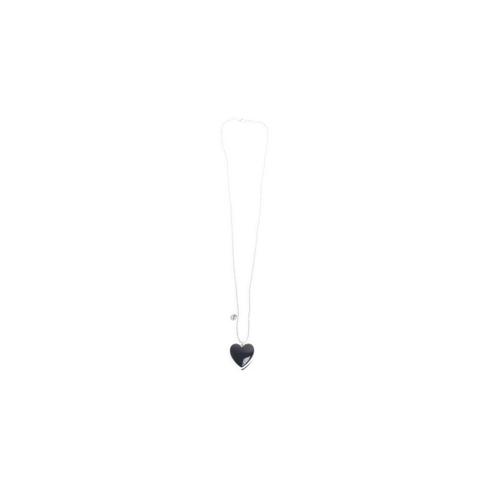 LONG PENDANT NECKLACE METAL RESIN