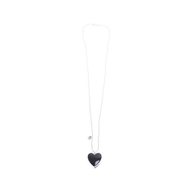 LONG PENDANT NECKLACE METAL RESIN