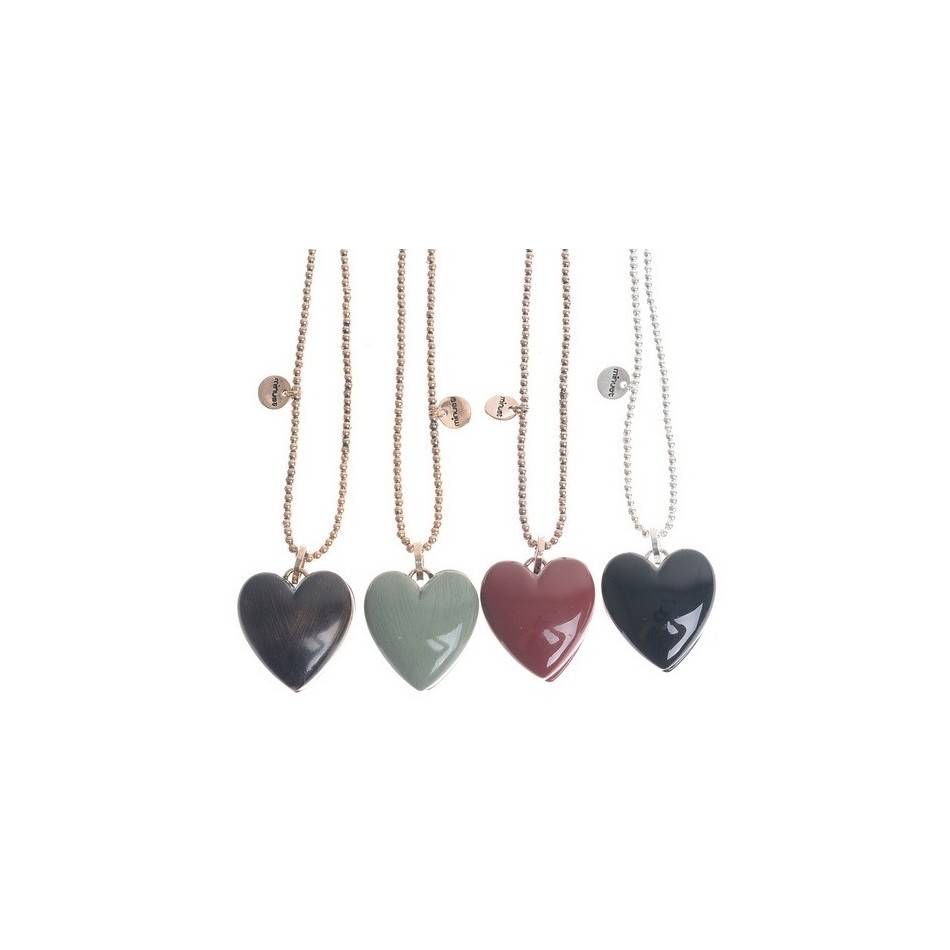 COLLAR LARGO COLG. METAL RESINA