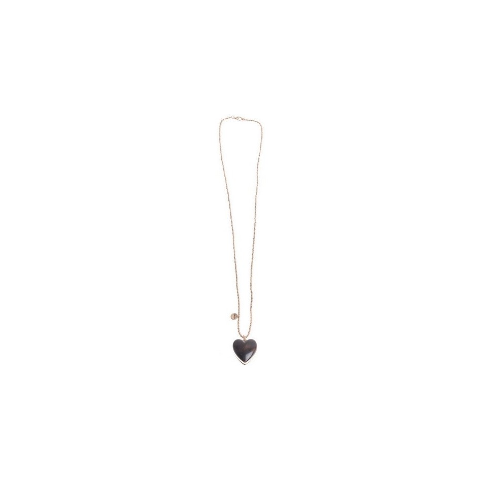 LONG PENDANT NECKLACE METAL RESIN