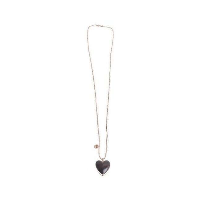 LONG PENDANT NECKLACE METAL RESIN