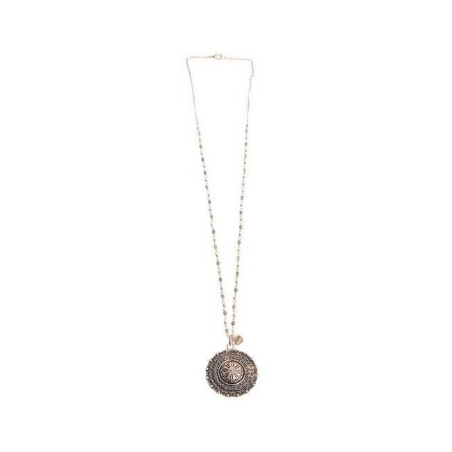 LONG PENDANT NECKLACE MEDALLION
