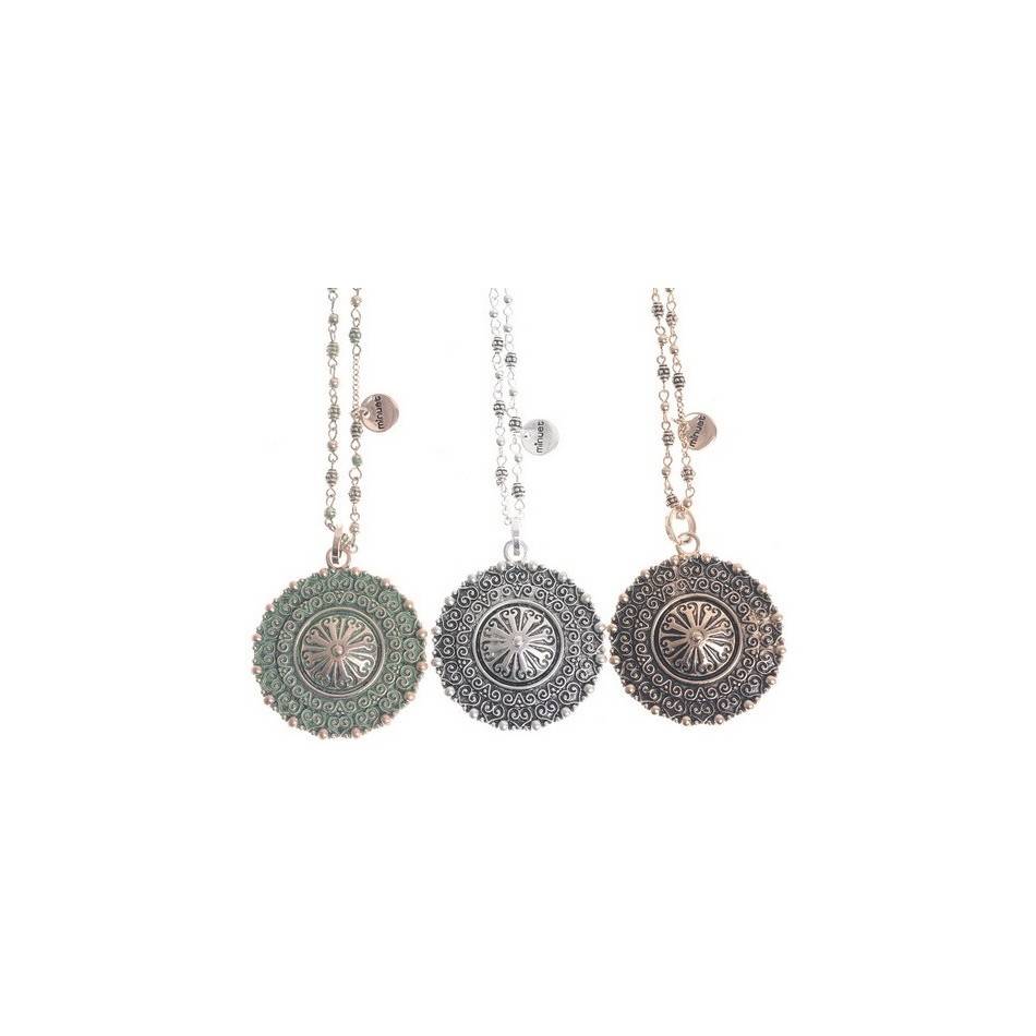 LONG PENDANT NECKLACE MEDALLION
