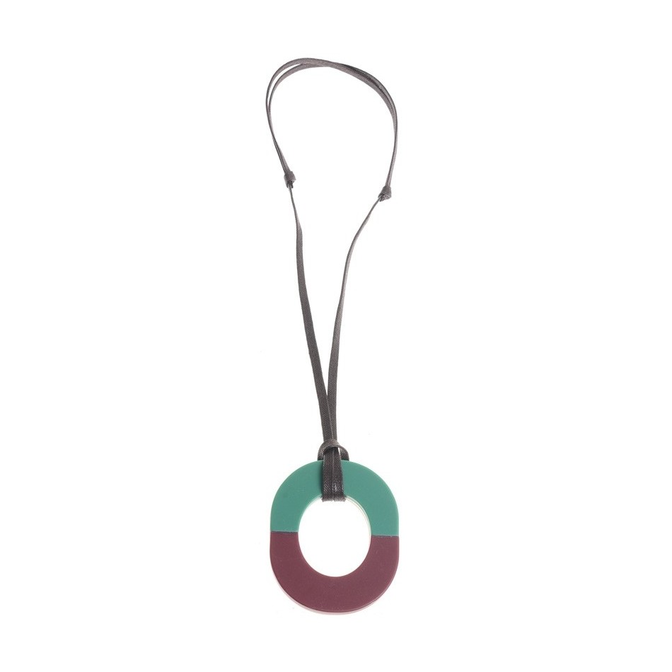 LONG PENDANT NECKLACE RESIN
