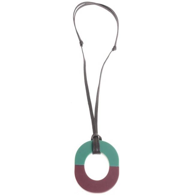 LONG PENDANT NECKLACE RESIN