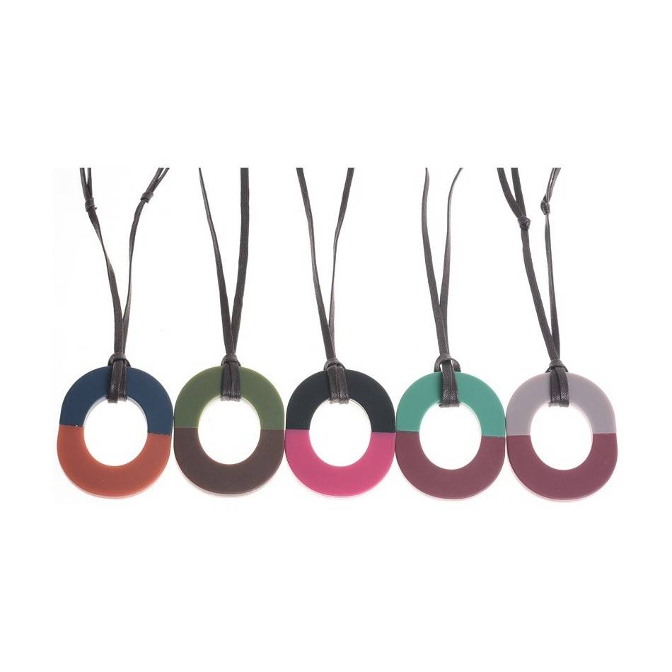 COLLAR LARGO COLG. RESINA