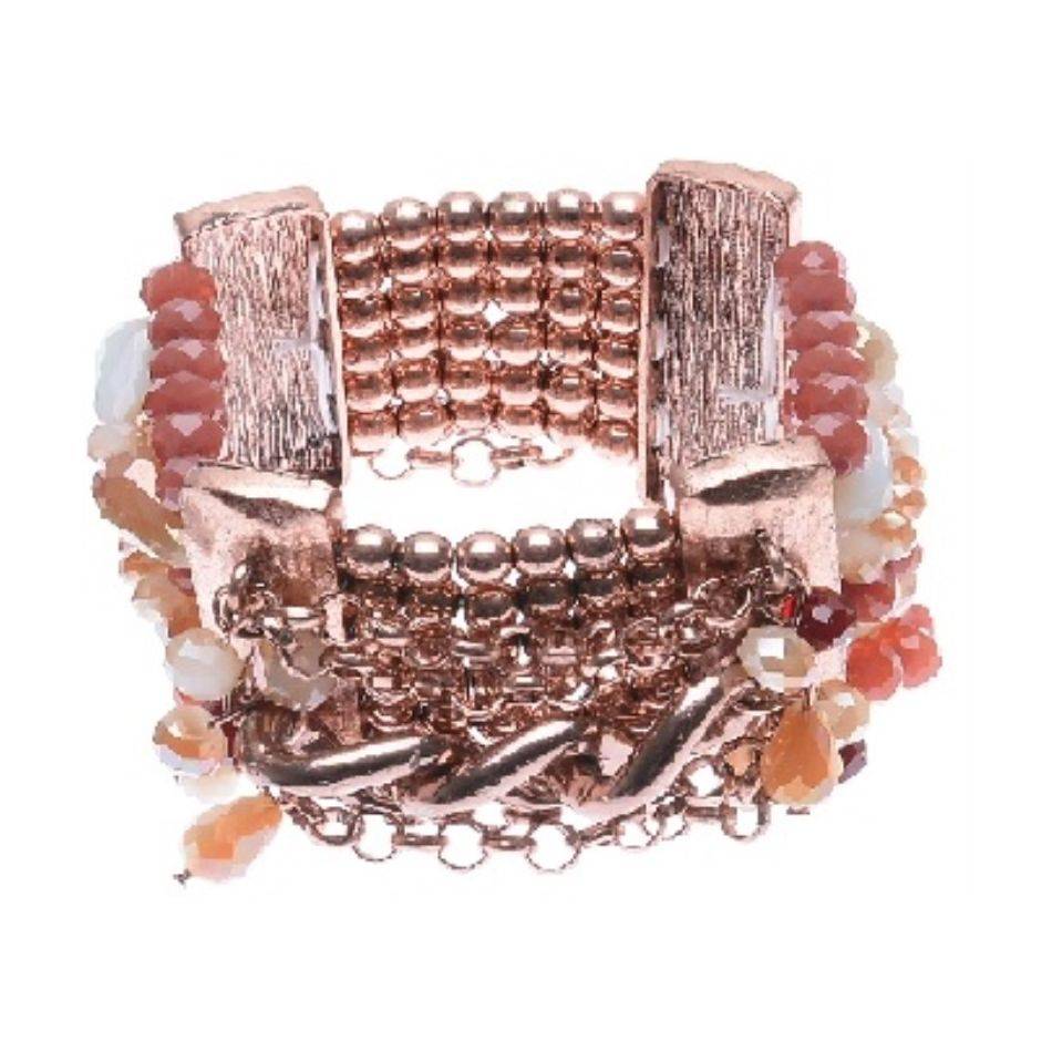 ELASTIC BRACELET WITH VARIOUS BEADS