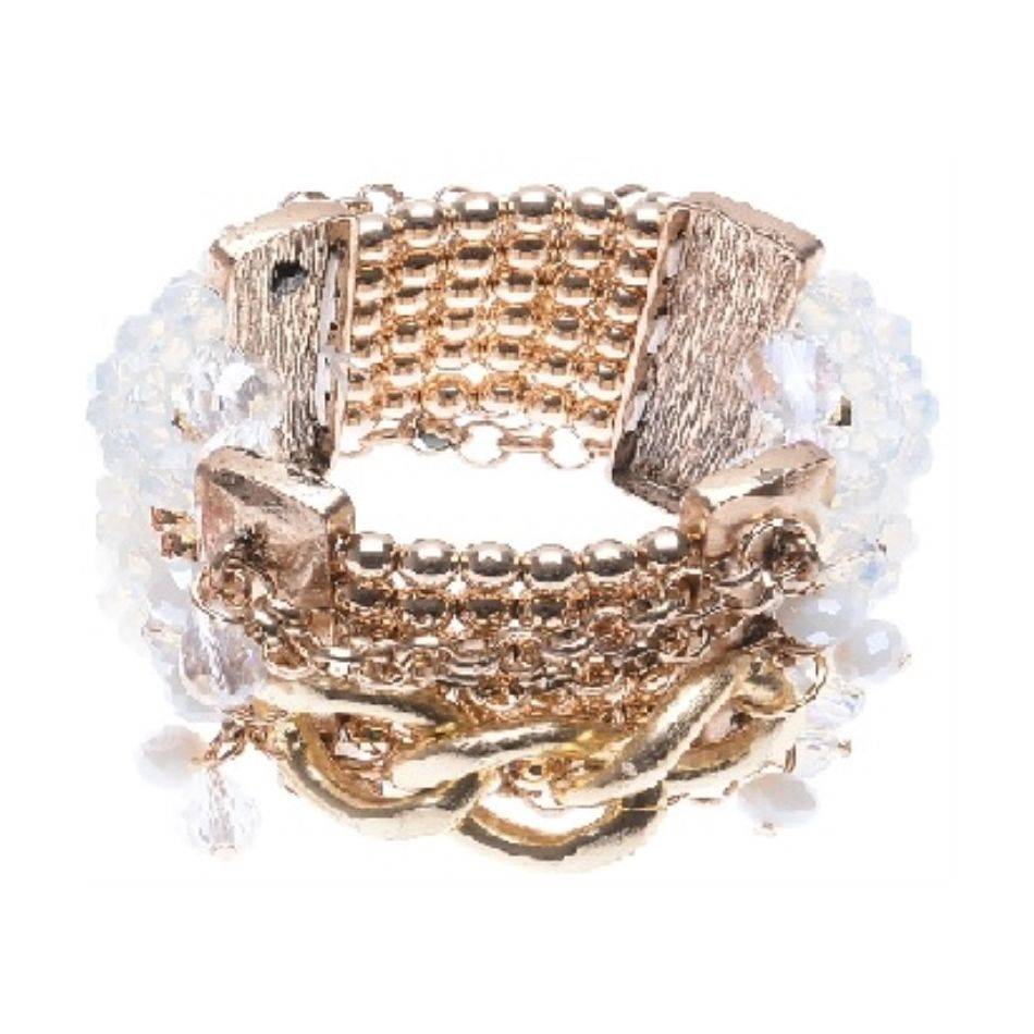 PULSERA ELÁSTICA CUENTAS VARIAS