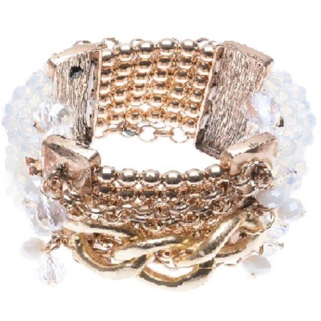 PULSERA ELÁSTICA CUENTAS VARIAS