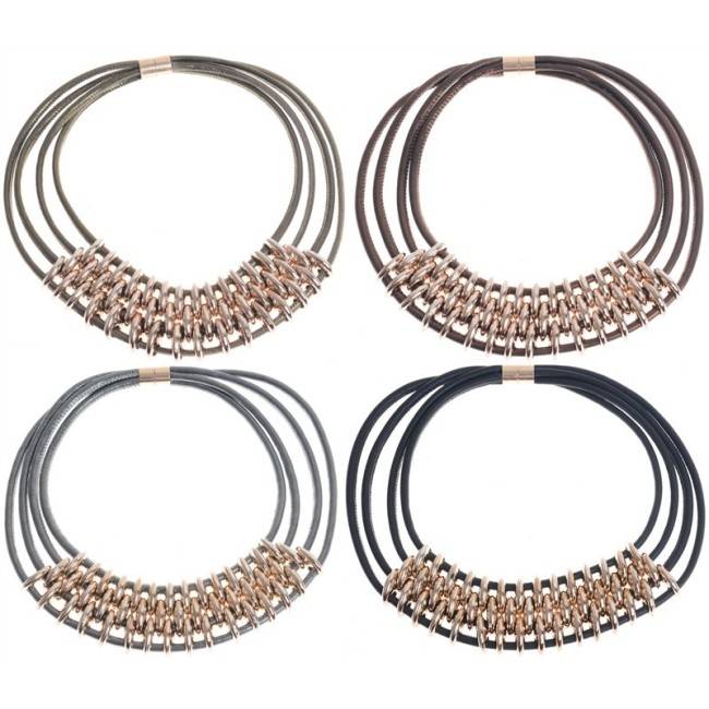 GARGANTILLA CORDONES CUENTAS