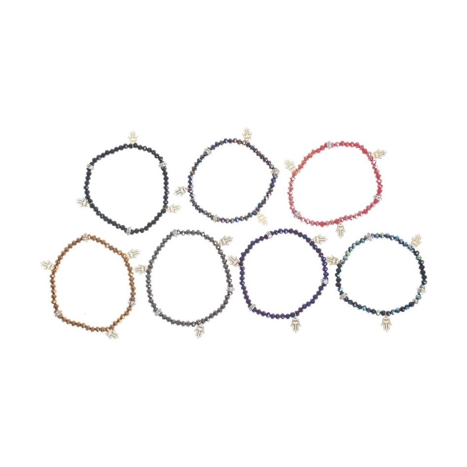 FACETED CRYSTALS BRACELET