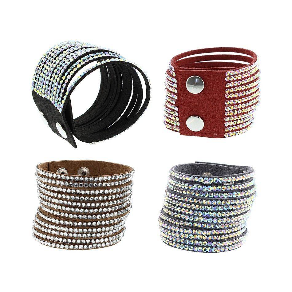 CRYSTAL MULTISTRAND BRACELET