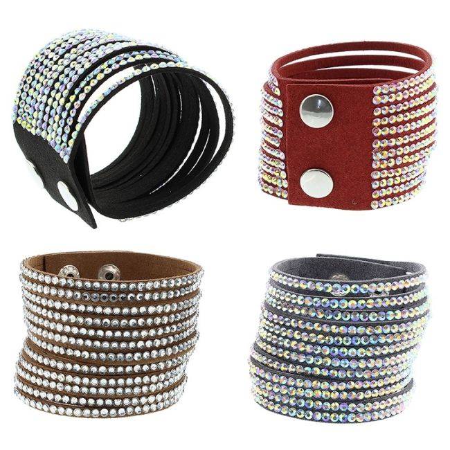 CRYSTAL MULTISTRAND BRACELET