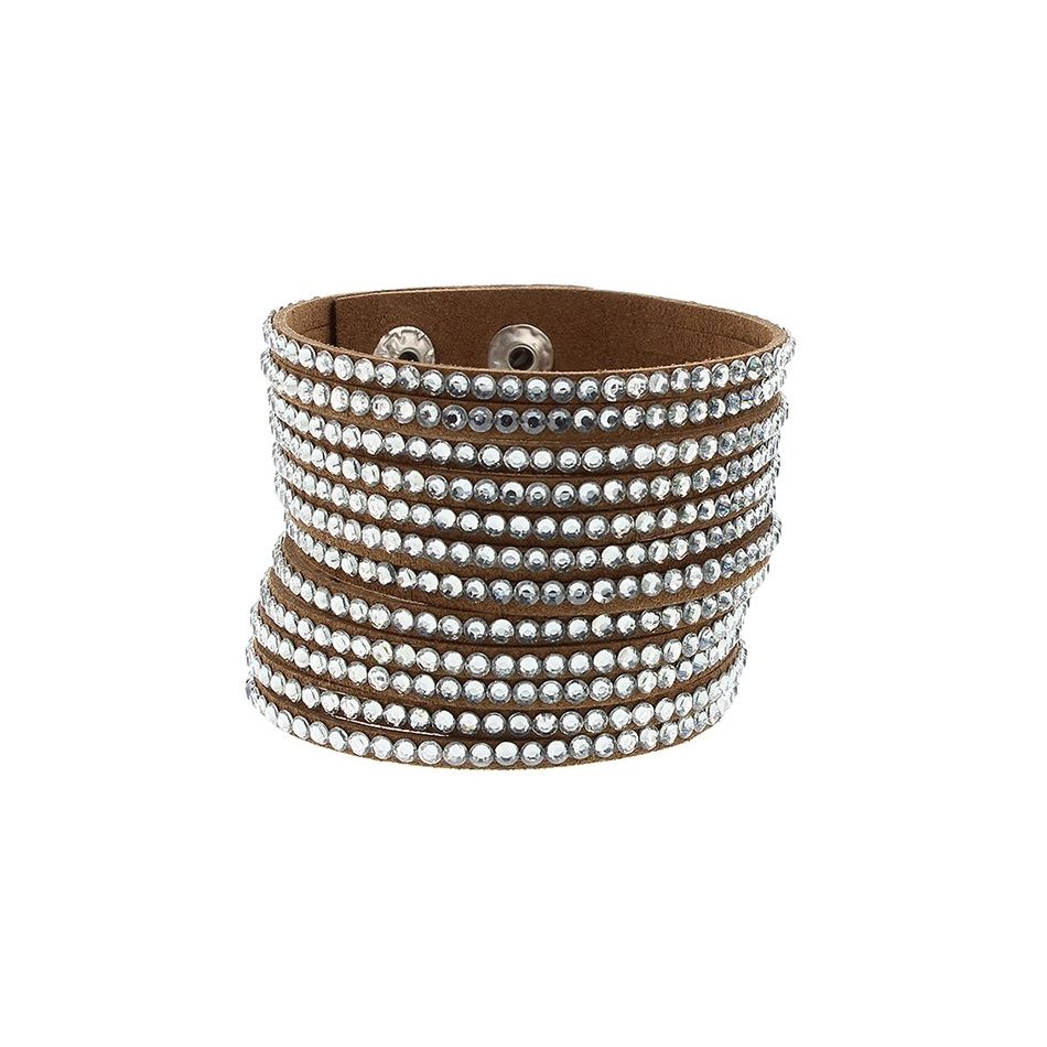 CRYSTAL MULTISTRAND BRACELET