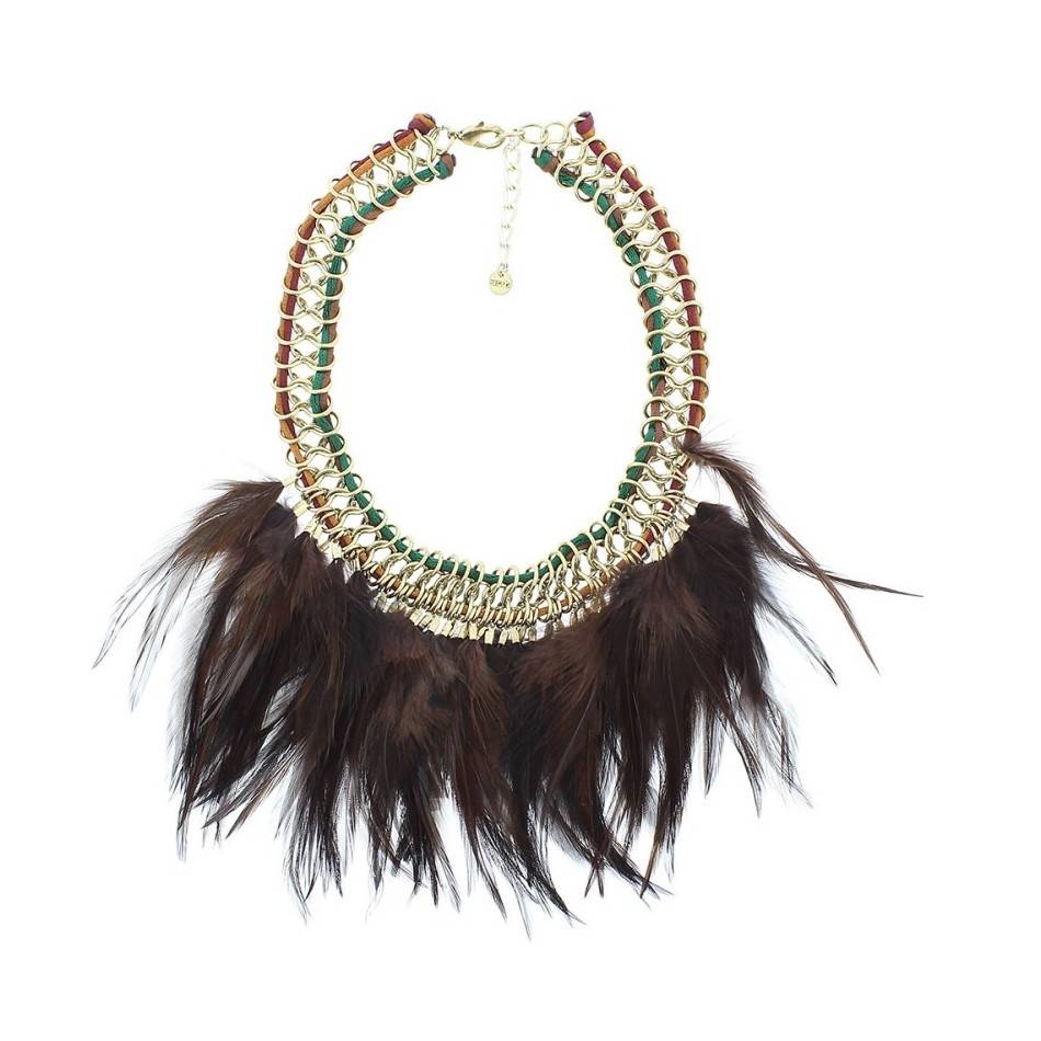 GARGANTILLA CADENAS PLUMAS