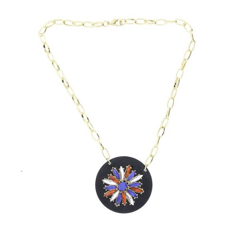 ACRYLIC BEADS SHORT NECKLACE 2