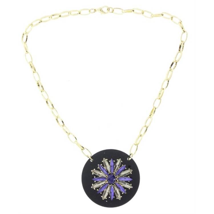 ACRYLIC BEADS SHORT NECKLACE