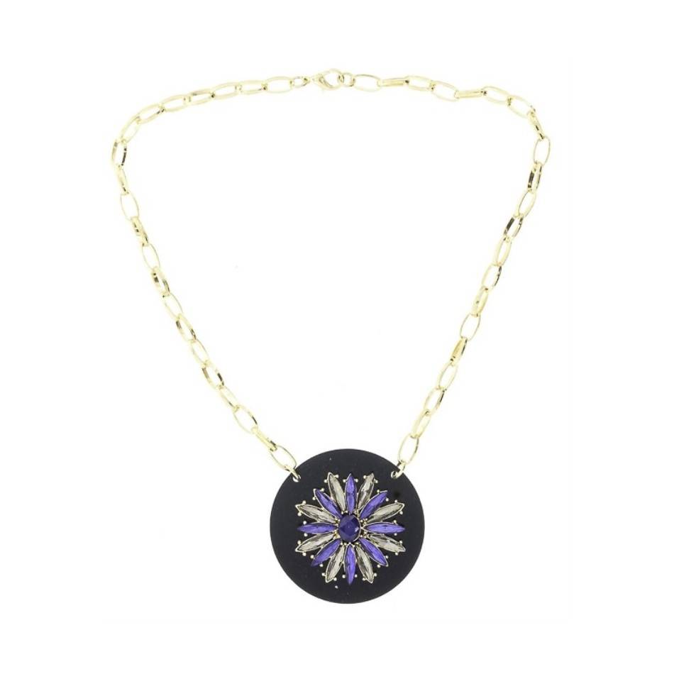 ACRYLIC BEADS SHORT NECKLACE