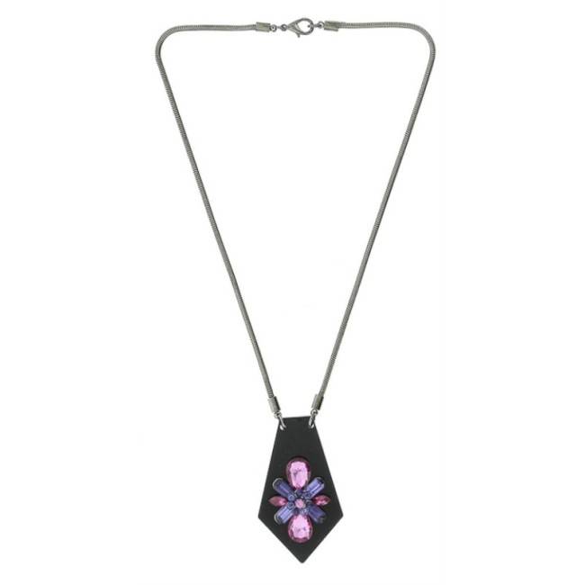 ACRYLIC BEADS SHORT NECKLACE