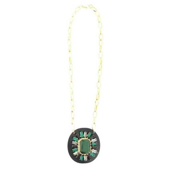 ACRYLIC BEADS SHORT NECKLACE