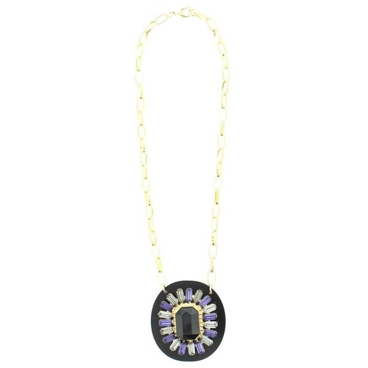ACRYLIC BEADS SHORT NECKLACE 2