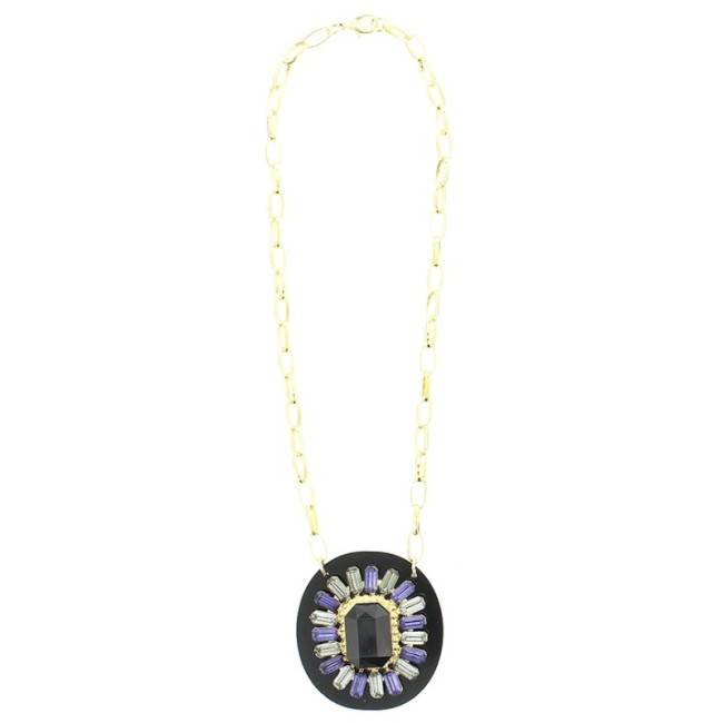 ACRYLIC BEADS SHORT NECKLACE
