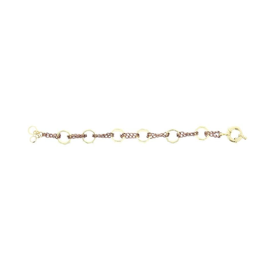 METAL BEADS CHAINS BRACELET