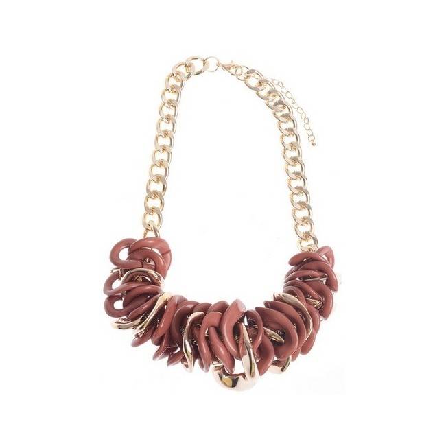 MULTI RING SHORT NECKLACE