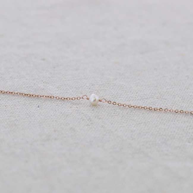 STEEL PEARL CHAIN BRACELET