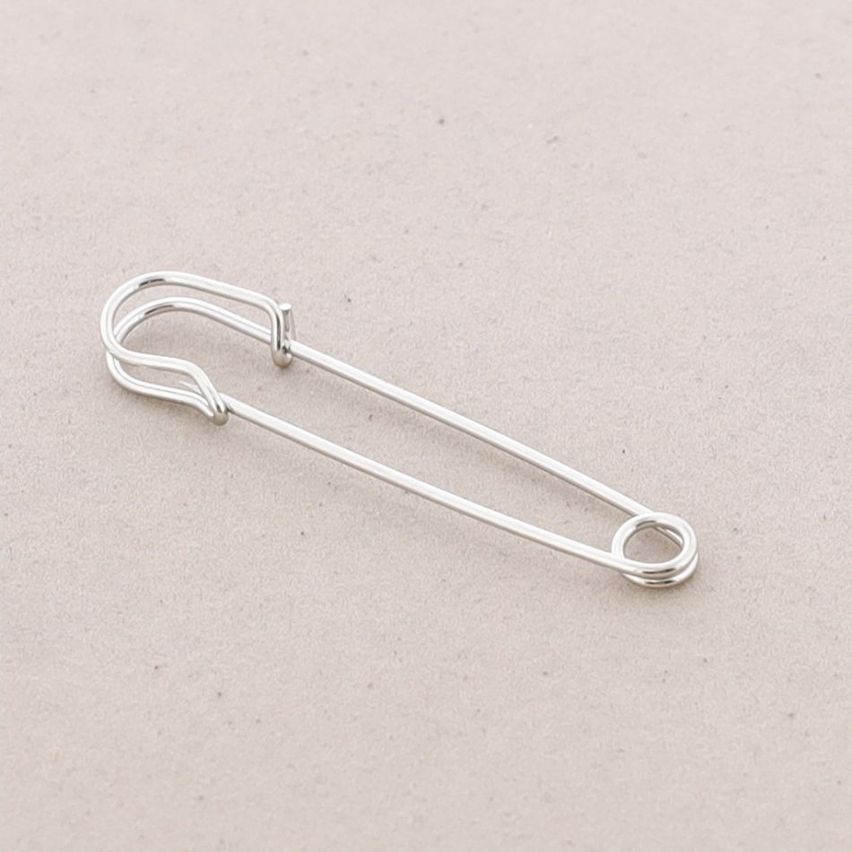 SAFETY PIN BROOCH 7CM
