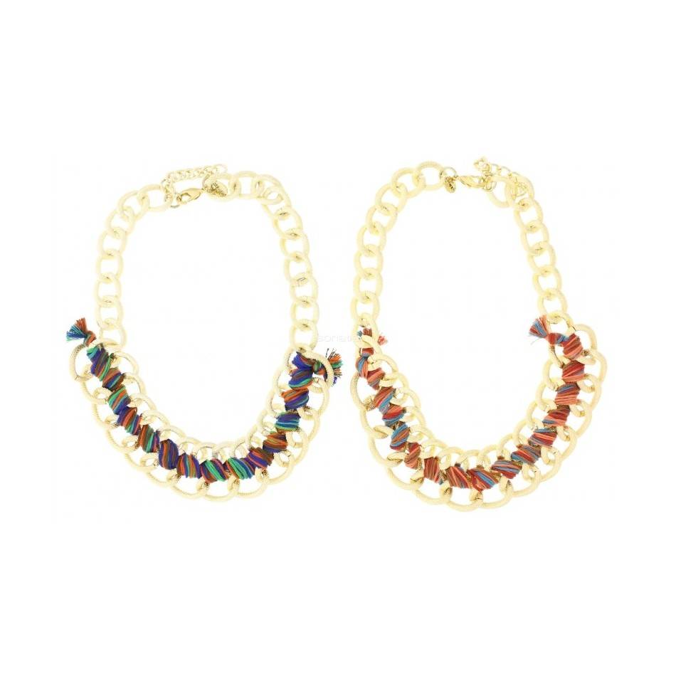 THREAD CHAIN SHORT NECKLACE