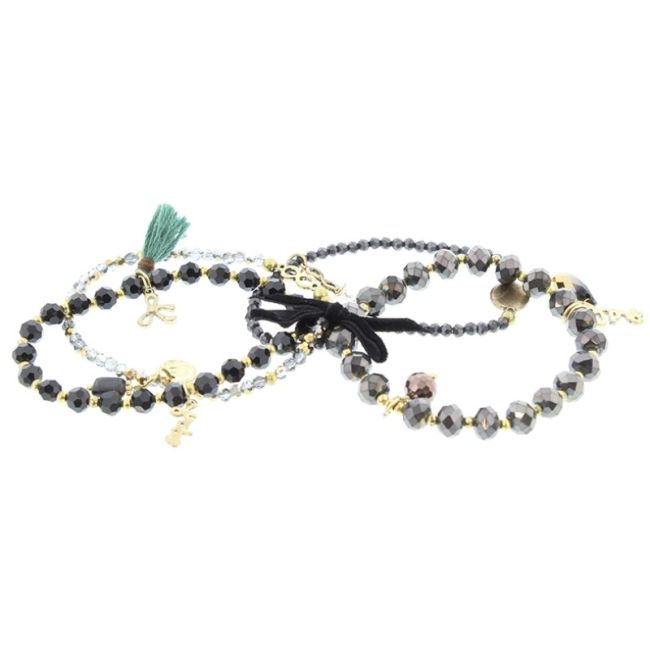 BRACELET 4 STRAPS BEADS