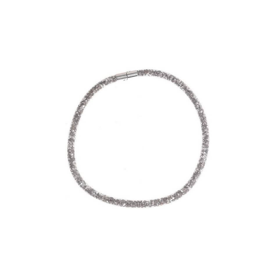 TUBE FILLED BEADS SHORT NECKLACE