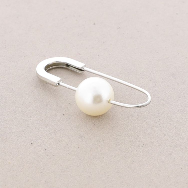 PIN BROOCH 6.5CM IMITATION PEARL BALL 2