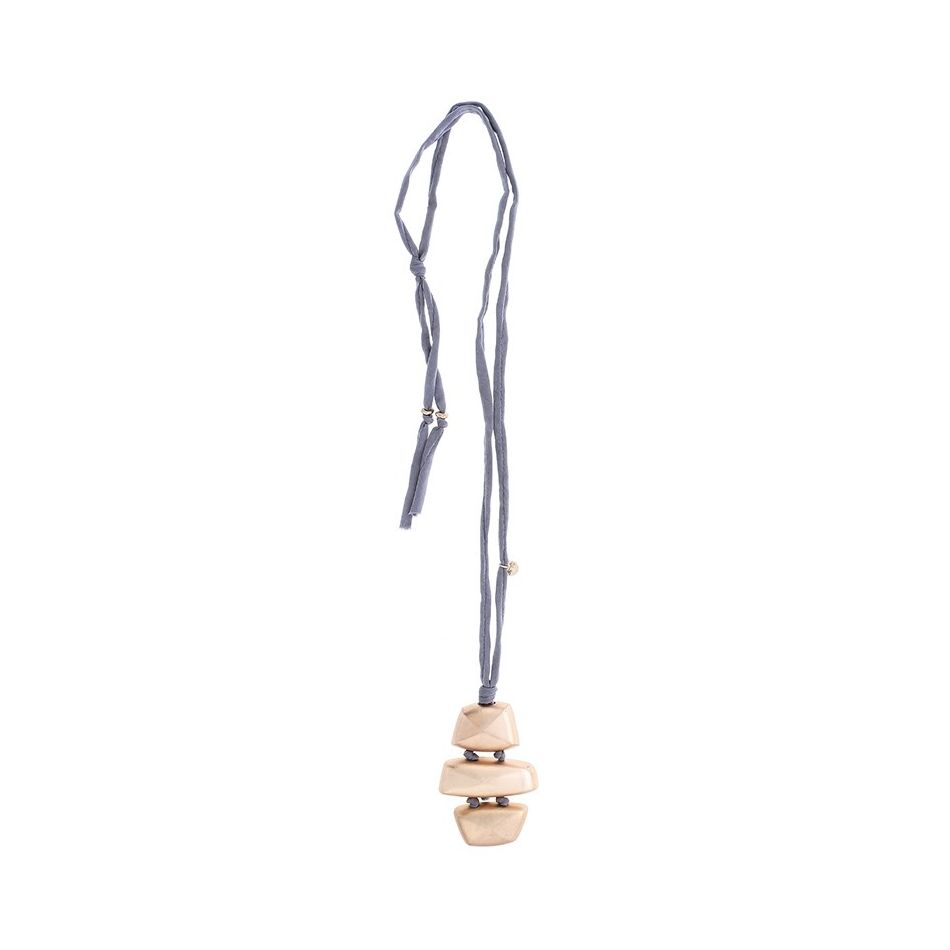 LONG METAL PENDANT NECKLACE