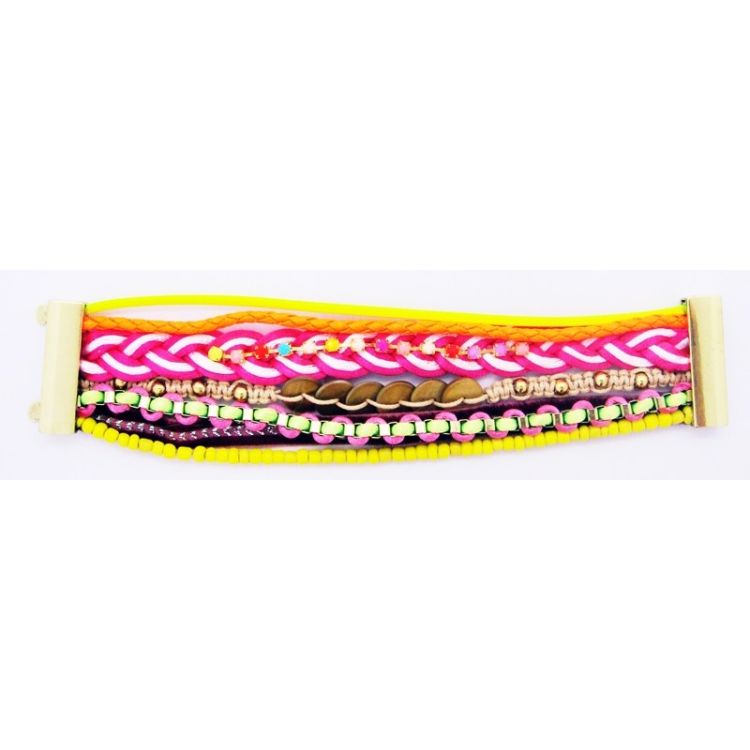 PULSERA  ÉTNICA CIERRE IMÁN
