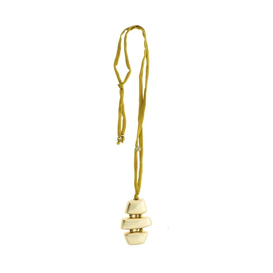 COLLAR LARGO COLGANTE METAL