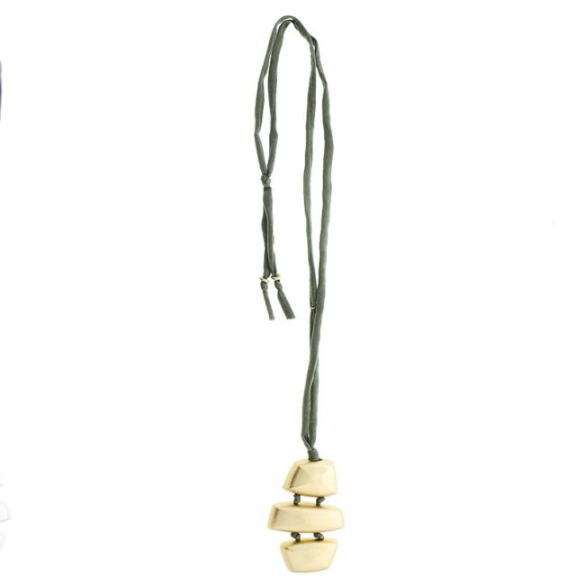 LONG METAL PENDANT NECKLACE