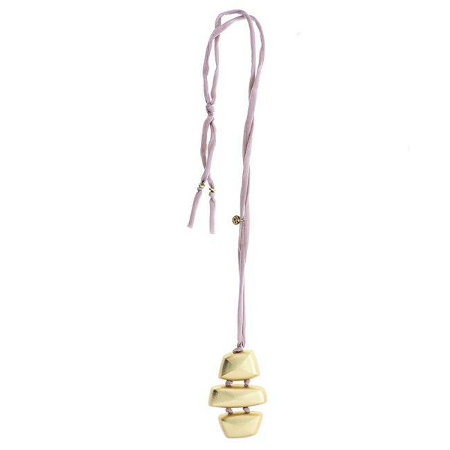 LONG METAL PENDANT NECKLACE