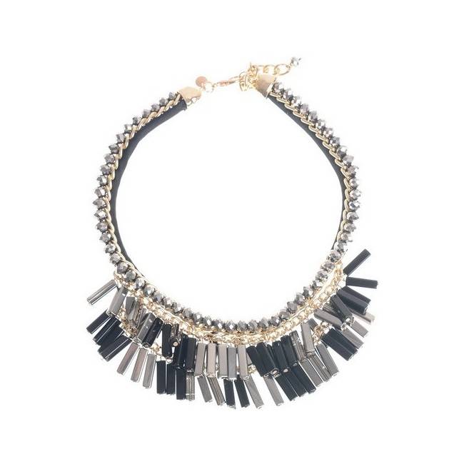 CRYSTAL PENDANT SHORT NECKLACE