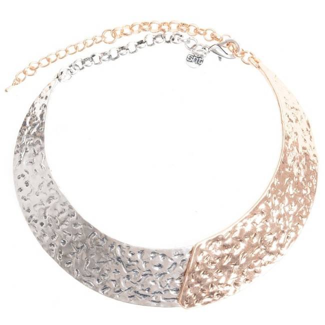 DOUBLE METAL SHORT NECKLACE