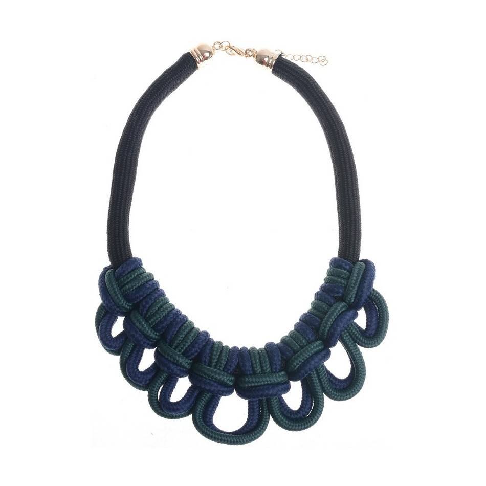BRAIDED SHORT NECKLACE