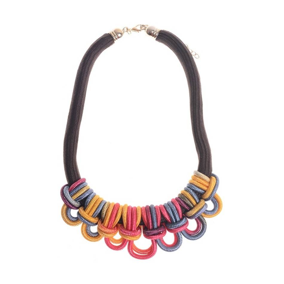 BRAIDED SHORT NECKLACE