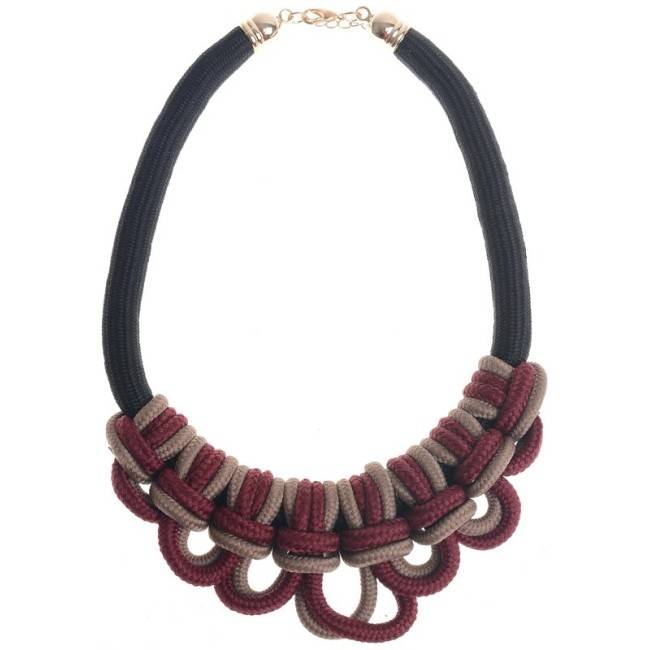 BRAIDED SHORT NECKLACE